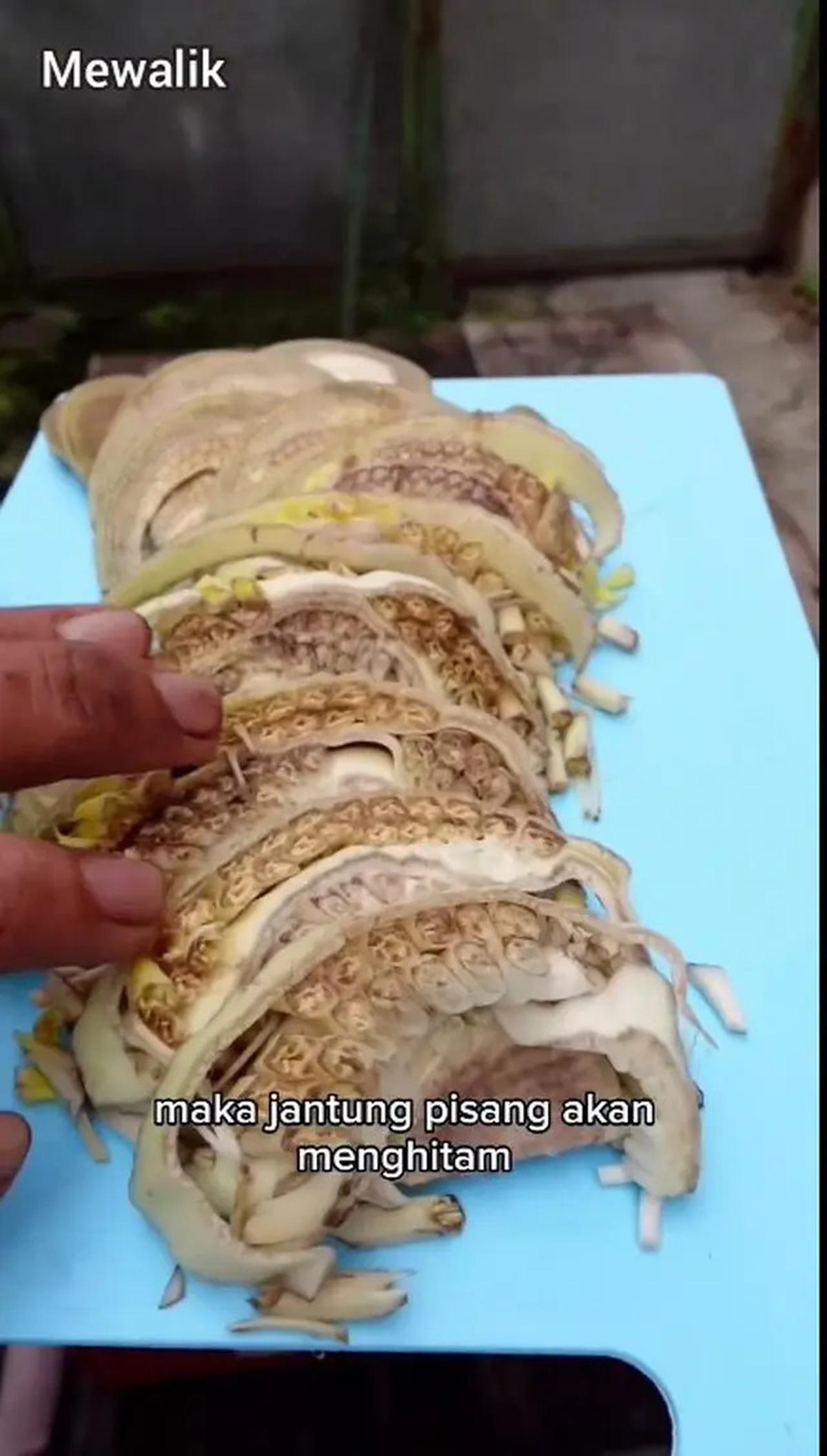 Tips Praktis, Membuat Jantung Pisang Tidak Pahit dengan Langkah Mudah