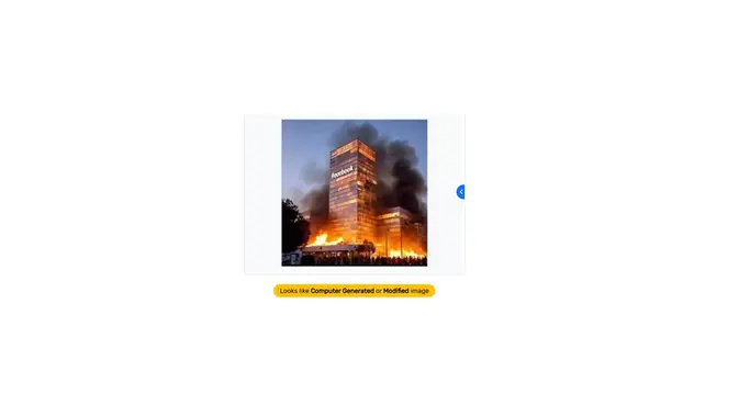 <p>Cek Fakta gedung Facebook di Los Angeles terbakar</p>
