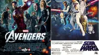 The Avengers dan Star Wars yang sudah dikuasai oleh Disney dan kemungkinan bakal berkolaborasi.