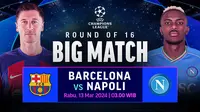 Link Siaran Langsung Liga Champions: Barcelona vs Napoli di Vidio. (Sumber: dok. vidio.com)