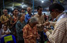 FOTO: Khidmat Perayaan Natal dalam Balutan Tradisi Jawa di Ganjuran Yogyakarta