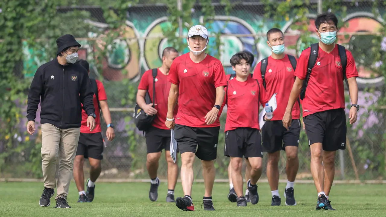 Foto: Latihan Pungkasan Timnas Indonesia Menjelang Kualifikasi Piala AFC 2023 Melawan Taiwan