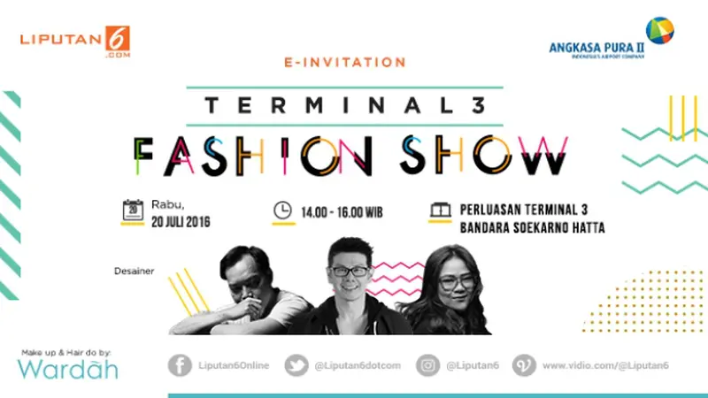 Terminal 3 Fashion Show Debut Pagelaran Busana di Bandara Soetta