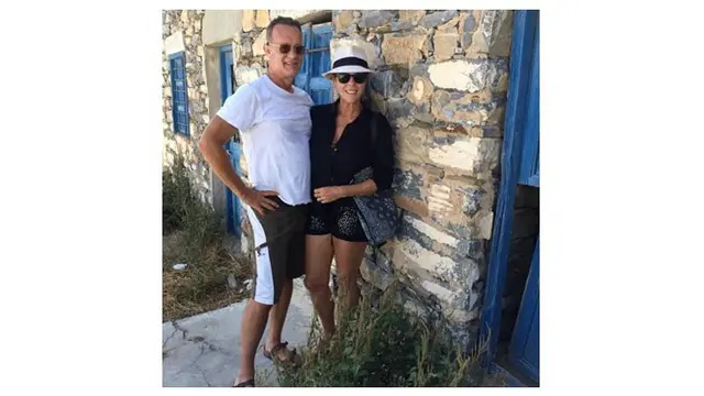 Positif Virus Corona, Ini 7 Potret Kebersamaan Tom Hanks dan Rita Wilson