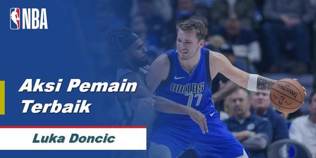 VIDEO: Aksi Terbaik Luca Doncic Saat Antonio Spurs Vs Dallas Maverics di NBA 2019-2020