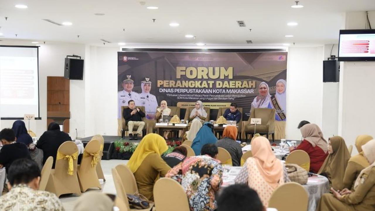 Dinas Perpustakaan Sinergikan Program Perluasan Literasi Inklusif Makassar untuk SDM Unggul