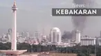  Kebakaran menimpa permukiman di bawah Saluran Udara Tegangan Ekstra Tinggi (SUTET) di Jalan RE Martadinata