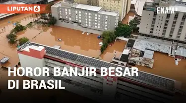 Kota Porto Alegre di selatan Brasil menghadapi bencana banjir besar yang mengakibatkan setidaknya 90 orang tewas dan lebih dari 130 orang hilang. Drone menangkap gambar kawasan pusat kota dekat sungai Guaiba yang terendam.