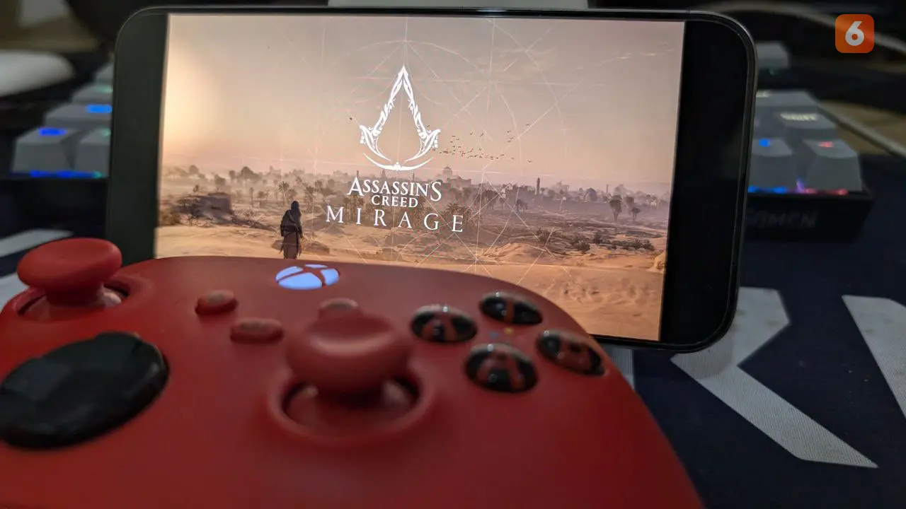 Main Assassin's Creed Mirage di iPhone 15 Pro Max
