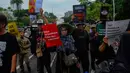 Peringatan Hari HAM Sedunia 2024 mengusung tema "Our Rights, Our Future, Right Now". Sementara, di Indonesia, peringatan Hari HAM Sedunia 2024 mengusung tema "Harmoni dalam Keberagaman Menuju Indonesia Emas 2045". Tema ini menjadi sebuah refleksi cita-cita besar sebagai bangsa yang hidup dalam keberagaman. (merdeka.com/Arie Basuki)