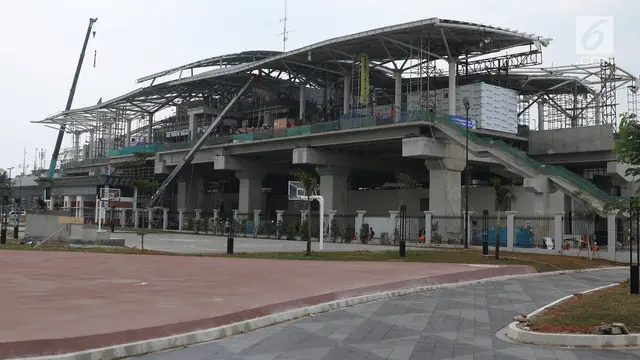 Pembangunan Stasiun LRT Fase I Ditarget Selesai Jelang Asian Games 2018