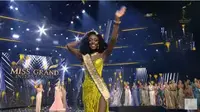 Finalis Amerika Serikat Abena Appiah Raih Gelar Miss Gramd International 2020. foto: screenshot Youtube GrandTV