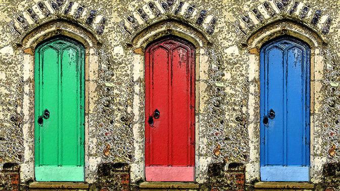 Unik! Kolase Ragam Bentuk Pintu Rumah dari 4 Negara di ...