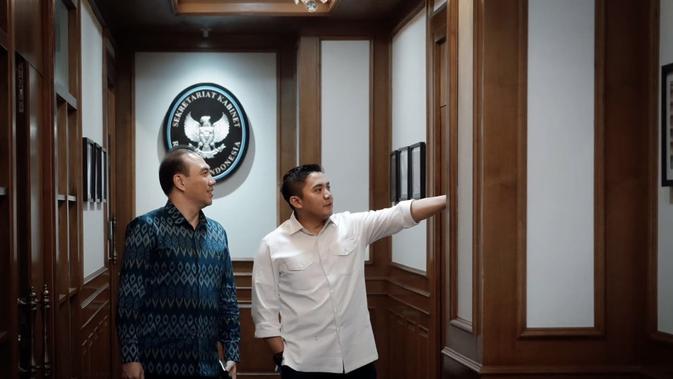 Bos Gojek Temui Seskab Teddy, Bawa Kabar Baik