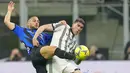 Si Nyonya Tua mencuri kemenangan 1-0 atas Inter Milan pada laga Liga Italia 2022/2023. (AP Photo/Antonio Calanni)