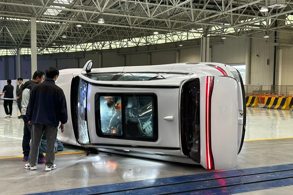 LEPAS menggelar uji keamanan publik di Chery Longshan Test Center, Wuhu (Istimewa)