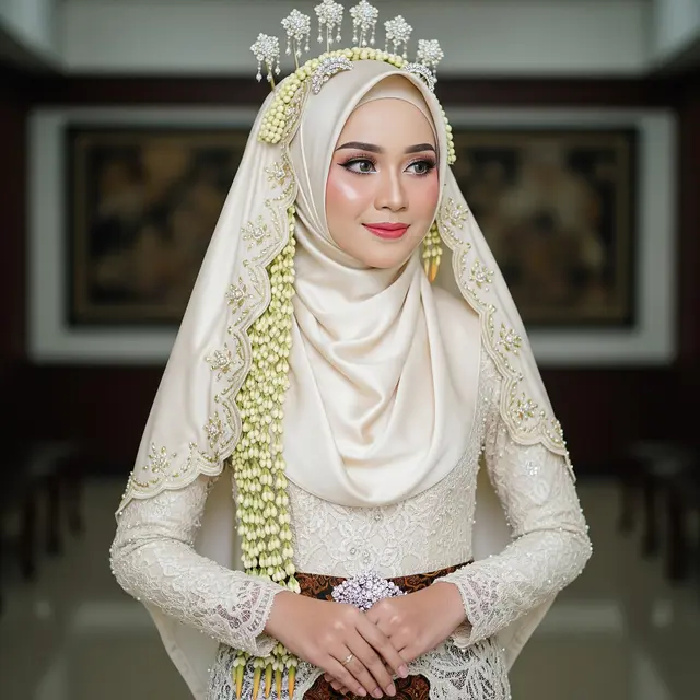 9 Ide Rias Pengantin Jawa Hijab 2025, Anggun Tanpa Kehilangan Esensi
