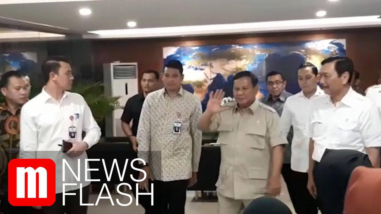 VIDEO: Temui Luhut Panjaitan, Menhan Prabowo Minta Masukan Soal Pertahanan