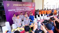 20 Hari Operasi Antik Siginjai, Polda Jambi Tangkap 247 Tersangka Kasus Narkoba