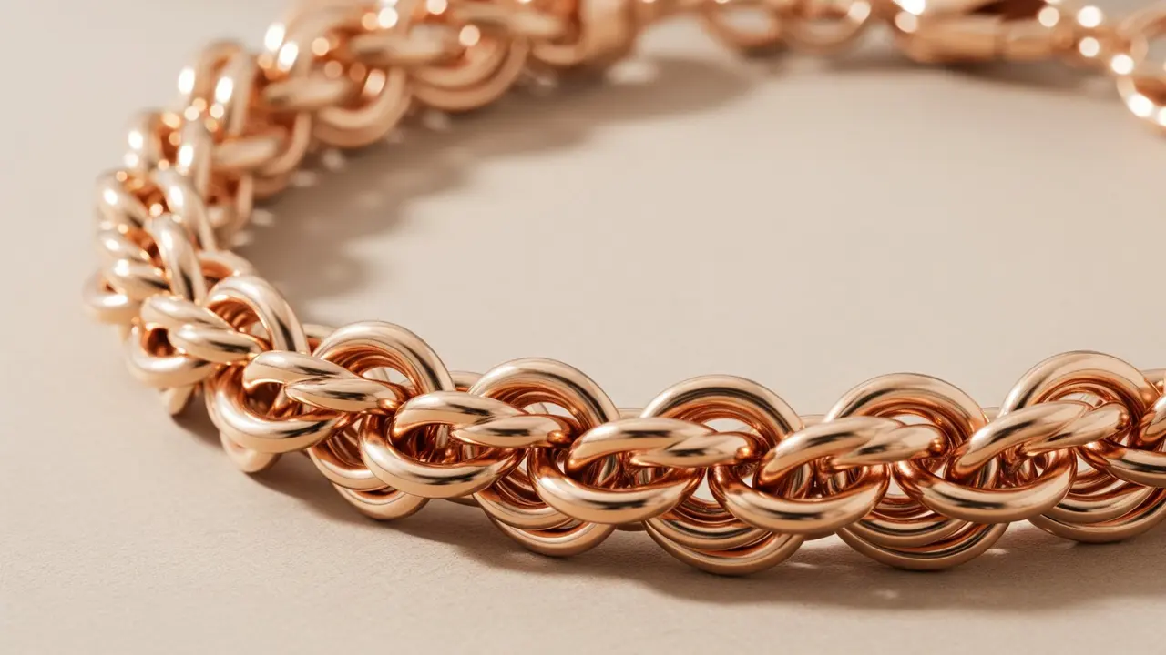 Gelang Emas Rose Gold 5 Gram
