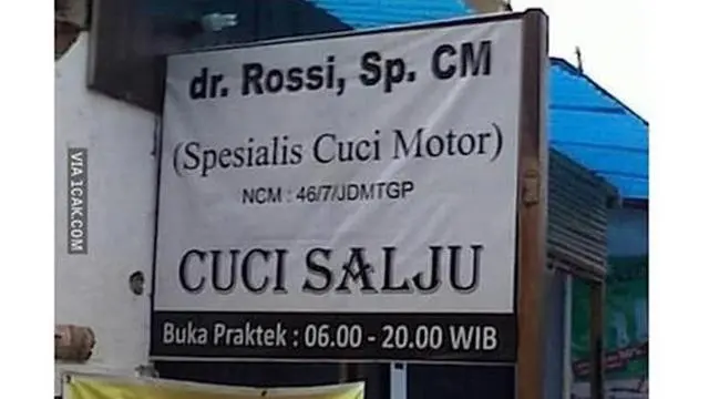 6 Spanduk 'Dokter Spesialis' Ini Kreatif Banget, Pembeli Senyum Nyengir