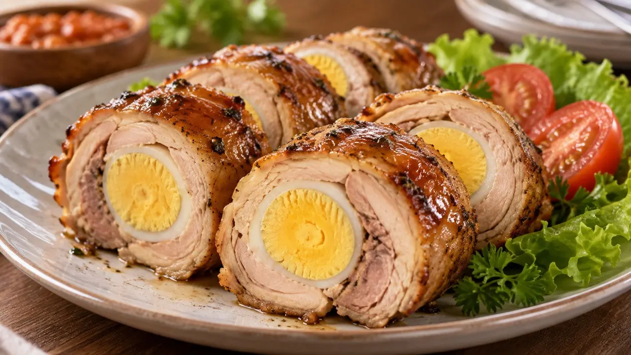 Paha Ayam Gulung Isi Telur
