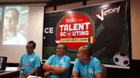 Dengan dibawa berlatih bersama klub Belgia, Sihar Sitorus berharap dapat menemukan dan menciptakan pemain berkualitas. (Bola.com/Agung Prayogo)