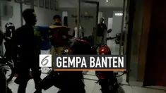 Getaran gempa Banten tak hanya terasa ke Jakarta, tapi ke sejumlah daerah termasuk Cianjur. Warga berlarian saat gempa terjadi.