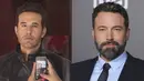 Wajah Ben Affleck mungkin memang terlihat sedih. Namun bukankah wajah patung lilinnya malah jadi menyeramkan? (Getty Images/Cosmopolitan)