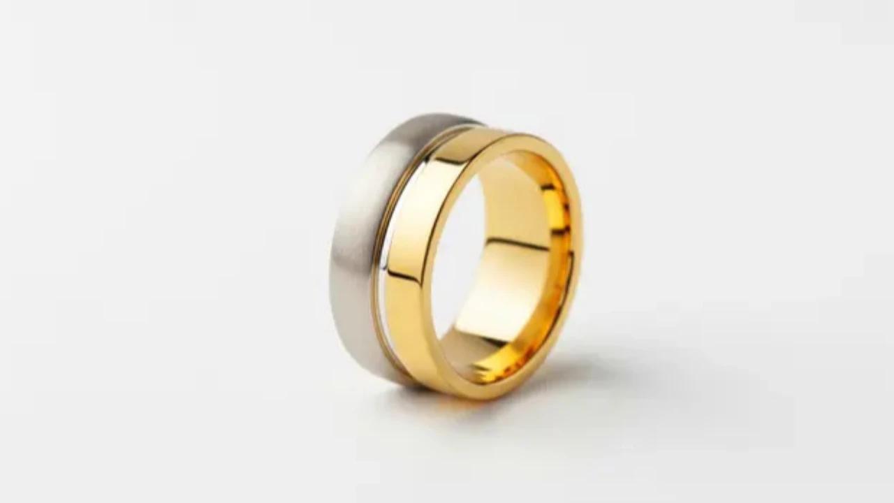 7 Model Cincin Emas Minimalis Dua Warna, Tampak Mewah dan Sedang Tren di 2026