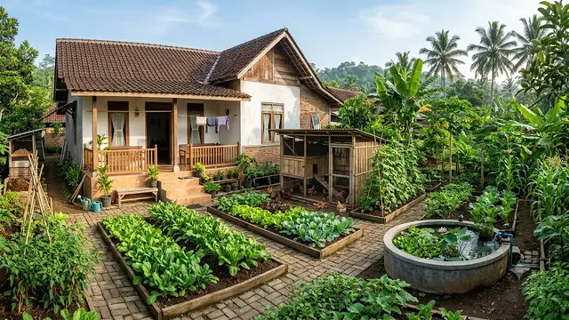 Inspirasi Integrated Farming dengan Ayam, Lele, dan Sayuran