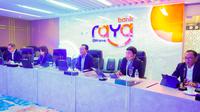Manajemen PT Bank Raya Indonesia Tbk (AGRO) saat public expose live 2025. (Foto: istimewa)