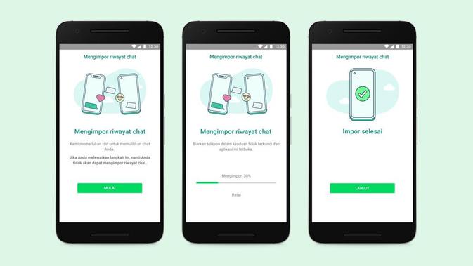 WhatsApp memperkenalkan fitur transfer riwayat chat lintas platform (Foto: WhatsApp).