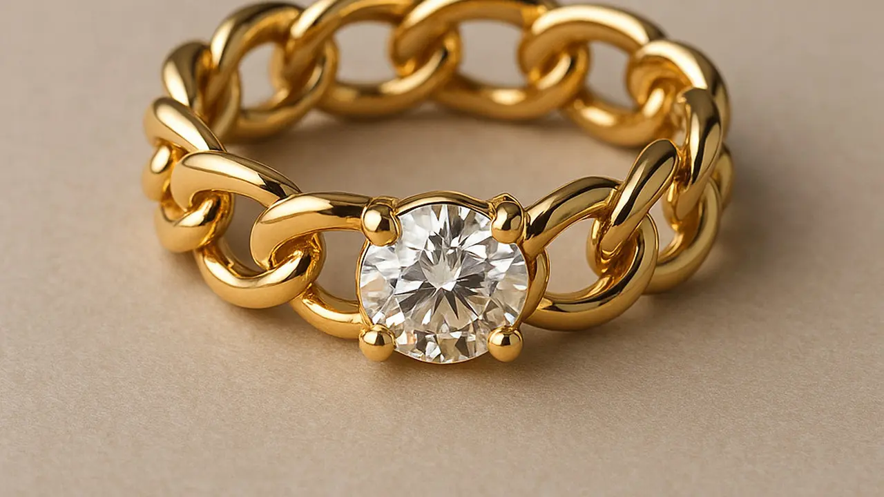 cincin rantai emas 3