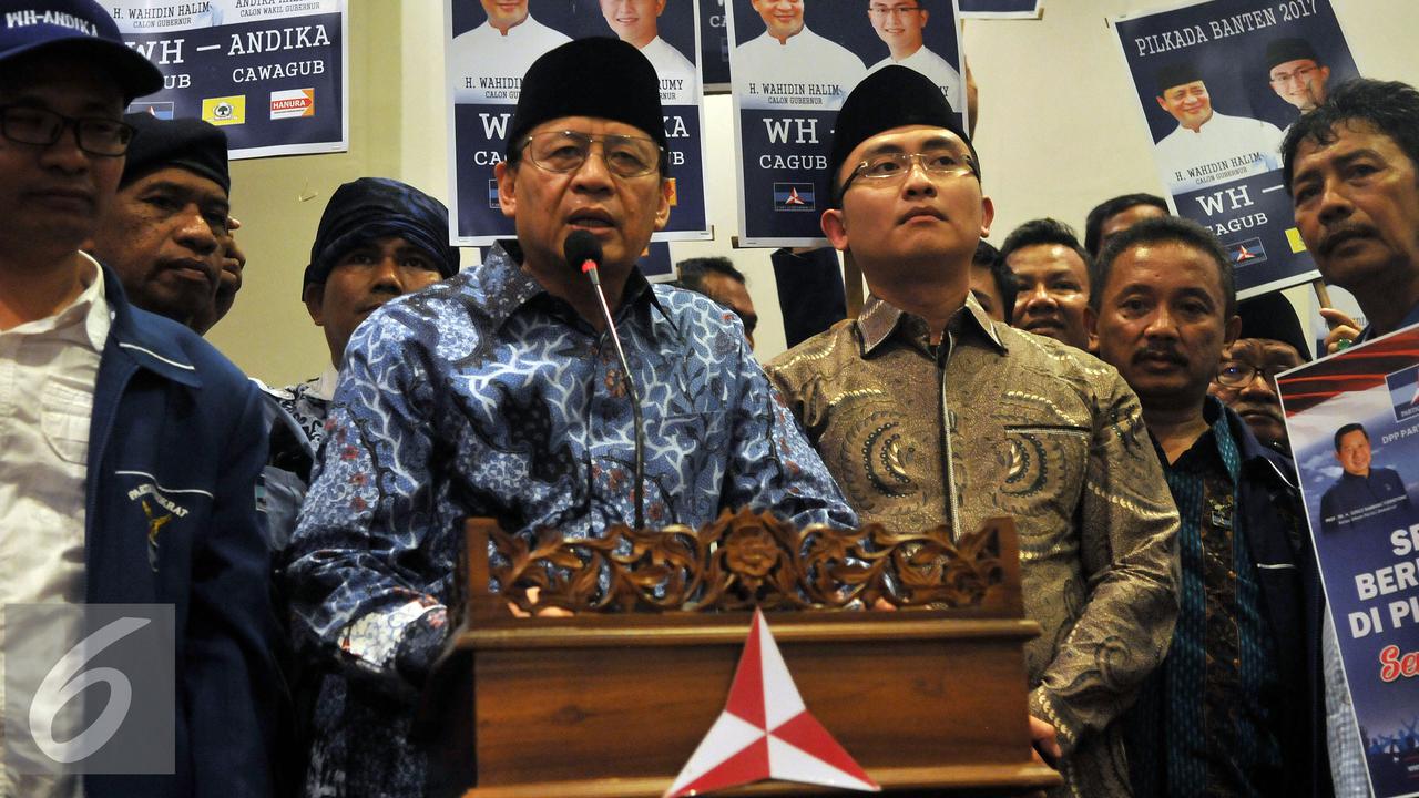 20160808- Partai Demokrat Usung Wahidin-Andika Maju di Pilgub Banten- Johan Tallo