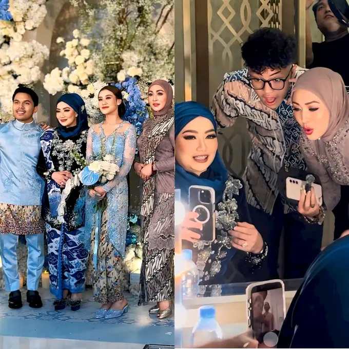 6 Potret Adu Gaya Dua Ibu Aaliyah Massaid, Reza Artamevia dan Angelina Sondakh di Acara Lamarannya