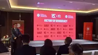 Duta Besar Turki untuk Indonesia, Timor Leste, dan ASEAN, Talip Küçükcan dalam acara bertema "National WIll and Democratic Resillience: The 10th Anniversary of 15 July", di Jakarta, Rabu (15/7/2026). (Liputan6.com/Septian Deny)