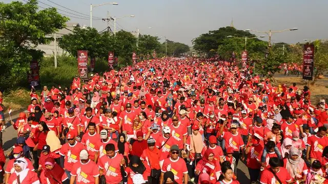 Dukung Atlet Difabel, 5000 Karyawan Perusahaan Ini Ikut Jalan Sehat