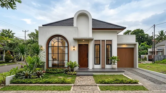 Rumah Minimalis Sederhana tapi Tampak Mewah dari Depan/AI Generated