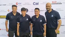 Neo Gen Football Academy resmi dilaunching di lapangan sintetis Tarantula Soccer Field, Kota Bandung, Sabtu (10/10/2026). (Bola.com/Erwin Snaz)