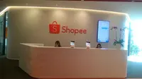 Shopee, E-commerce yang berbasis di Singapura ini memberikan sentuhan unik pada kantornya. (Foto: Liputan6.com/Meita Fajriana)