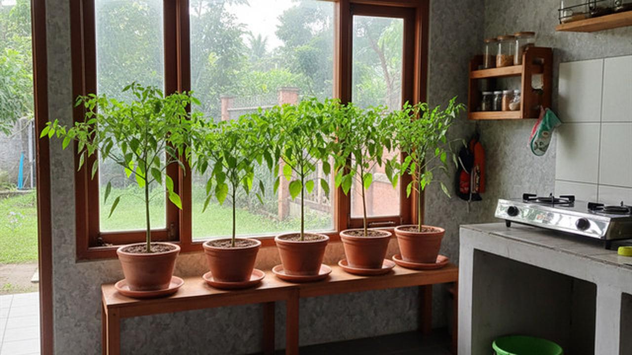 7 Ide Kebun Cabai Indoor Sederhana, Panen Segar Meski Lahan Terbatas