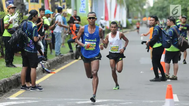 Agus Prayogo Kampiun 10k Pertamina Eco Run 2017