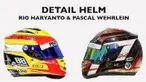 Video detail helm Rio Haryanto dan Pascal Wehrlein di ajang Formula 1 2016.