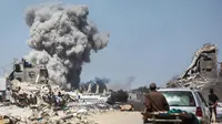 Otoritas kesehatan setempat menyebut, sejak 7 Oktober 2023, perang antara Israel dan milisi Hamas telah menewaskan lebih dari 53.900 warga Palestina di Gaza. (Bashar TALEB/AFP)