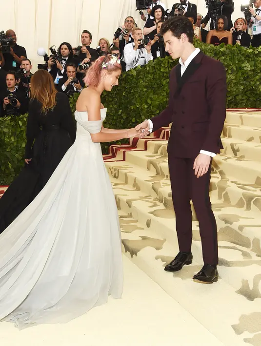 Sudah berbulan-bulan, Shawn Mendes dikabarkan menjalin hubungan dengan Hailey Baldwin. (Jamie McCarthy / GETTY IMAGES NORTH AMERICA / AFP)