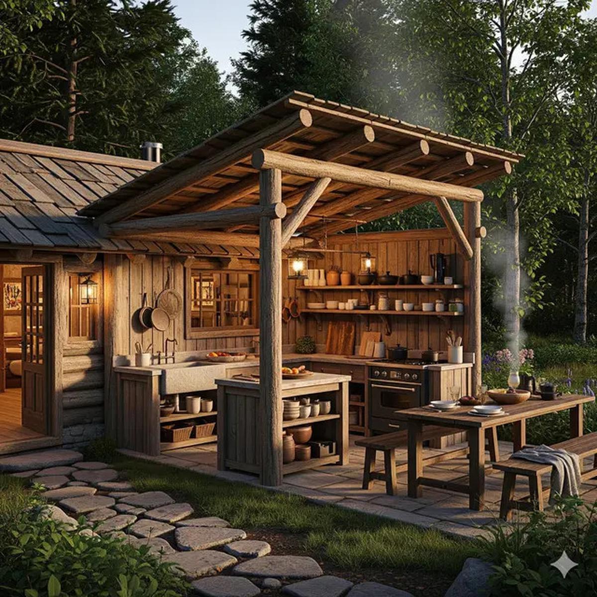 7 Desain Rumah Kayu 4x6 Ala Pedesaan yang Cantik dan Adem Dihuni