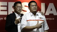 Presiden Persija Jakarta, Mohamad Prapanca, saat jumpa pers jelang peluncuran tim Persija di Kantor Persija, Kuningan, Jakarta, Jumat (21/2). Peluncuran tim Persija akan diisi dengan laga uji coba melawan tim asal Singapura.(Bola.com/Yoppy Renato)