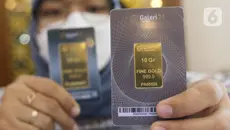 Harga Emas Pegadaian Hari Ini Kompak Naik, Cek Daftarnya