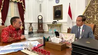 Denny JA Diskusi Empat Mata dengan Jokowi, Bahas Apa?